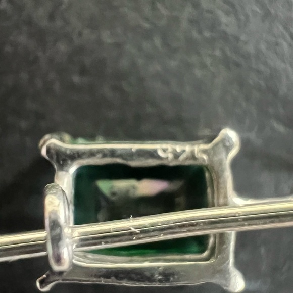 Genevieve & Grace Sterling Silver & Marcasite Rectangular Drop Earrings – New - Picture 3 of 16